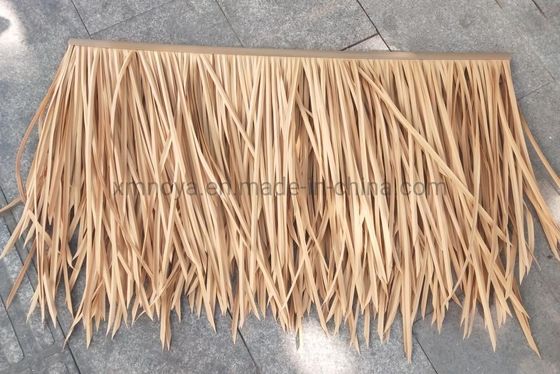 Techo de teja de paja artificial amarilla para materiales de construcción 45*50cm y 30*45cm