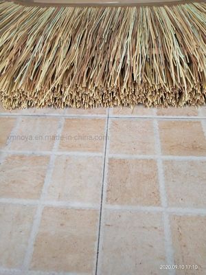 Decoración de jardín africano Componente de material de PVC ladrillo Rojo techo de paja a prueba de fuego
