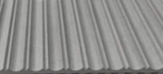 Facade de cemento de fibra decorativa en ranuras 3D para material resistente al calor