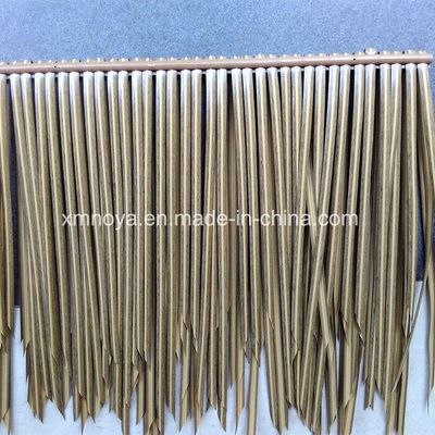 Material de techo de paja de PVC sintético para techo de simulación a prueba de fuego personalizado