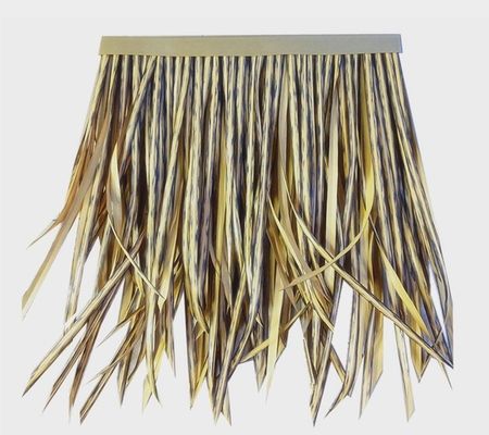 Techo de paja de palma sintética e impermeable de trigo artificial de paja de paja 45*50cm y 100*45cm