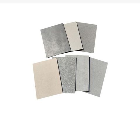Tabla de cemento de fibra impermeable a fuego para partición de absorción de sonido acústico en interiores