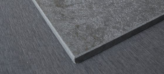 Tabla de cemento a prueba de fuego libre de amianto con materiales instantáneos en gris y amarillo claro