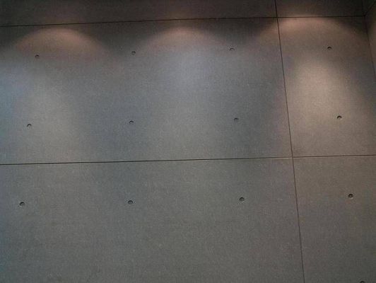 Panel de pared de separación de fibra de cemento reforzado con sonido acústico a prueba de fuego para partición