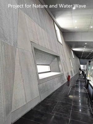 Panel de pared de separación de fibra de cemento reforzado con sonido acústico a prueba de fuego para partición