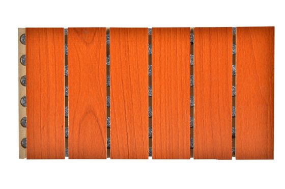 Panel acústico de madera perforado para materiales de construcción