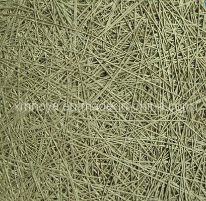 E0 Eco-friendly Blackish Green Wood Wool Sound Acoustic Ceiling con acabado de chapa