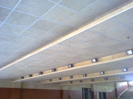 Reemplazar Servicio postventa Absorción de sonido Panel acústico de lana de madera con ranura