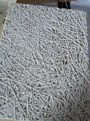 Tabla de cemento de lana de madera acústica a prueba de fuego para decoración de techos