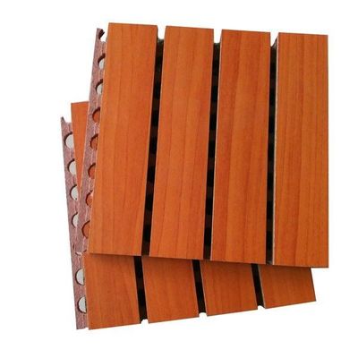 Absorción de sonido Tablero y panel de techo de madera con paneles acústicos de borde cuadrado