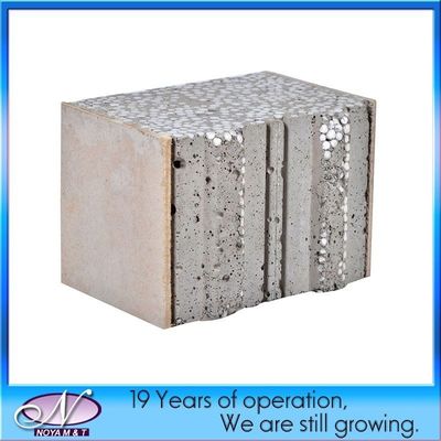 Absorción acústica del sonido Panel de espuma de sándwich de poliuretano aislado estructural EPS Certificado SGS