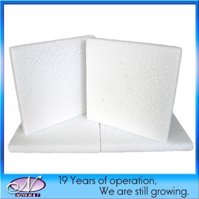 Materiales de construcción Paneles acústicos de aislamiento de vidrio de espuma blanca para aislamiento acústico
