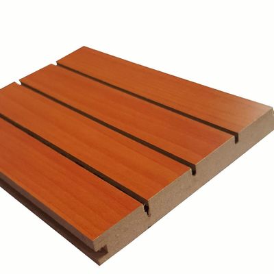 600*600 Panel de pared de MDF de madera acústico a prueba de fuego para la decoración interior