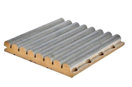 Panel de madera resistente al fuego y al agua para la decoración de paredes interiores de grado A1 y borde cuadrado