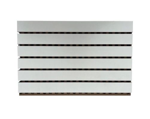 Panel de madera resistente al fuego y al agua para la decoración de paredes interiores de grado A1 y borde cuadrado