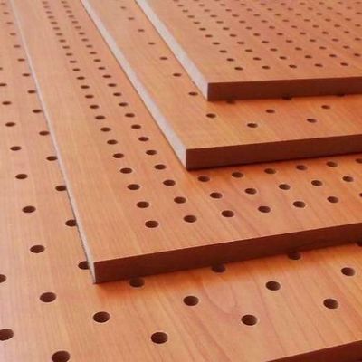 Panel de madera resistente al fuego y al agua para la decoración de paredes interiores de grado A1 y borde cuadrado