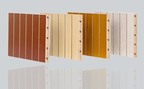 Panel de madera resistente al fuego y al agua para la decoración de paredes interiores de grado A1 y borde cuadrado