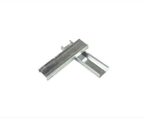 Profile de metal galvanizado para material de separación de paredes no perforado