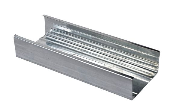 Profile de metal galvanizado para material de separación de paredes no perforado