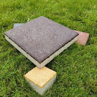 Estilo sinterizado gris y rojo cerámica de ladrillo permeable al agua para el jardín de la calzada de pavimentación