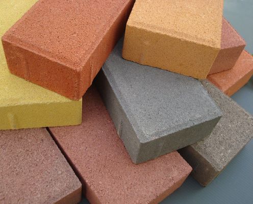 Muestra gratuita Pavimento poroso estilo antiguo agua permeable ladrillo pavimento de piedra de entrada