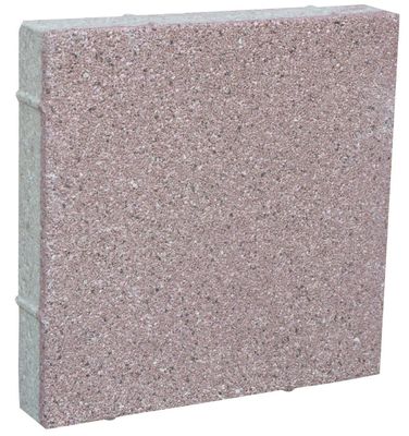 Porcelana roja de pavimentación de ladrillo 100mm * 25mm Tamaño para el patio de la entrada Anti-deslizamiento 65-85 Bpn