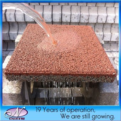 Piedra pavimentada de ladrillo permeable al agua para el diseño de patios naturales y duraderos
