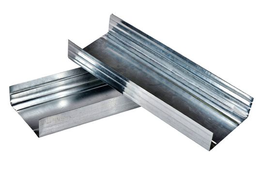 25mm/29mm/32mm/40mm Curva interna de borde en frío del canal de perfil de acero galvanizado de pared seca