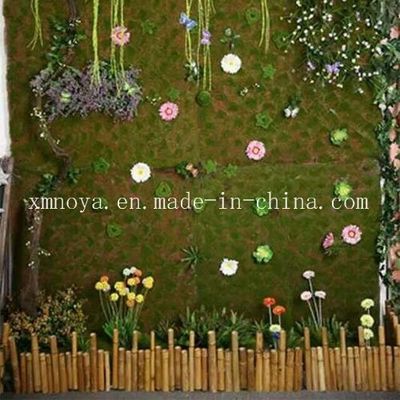 Paredes de musgo de hierba verde artificial decorativas personalizadas para su negocio de paisajismo