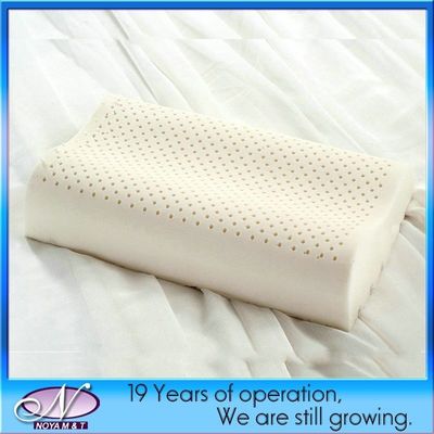 48*28*7/9cm Tejido Talalay Latex almohada de onda para el sueño suave y de apoyo