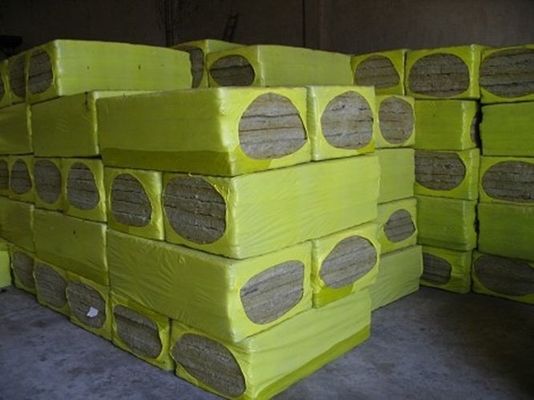 Materiales de aislamiento térmico negro certificados por SGS para placas/tubos de vidrio de lana de roca