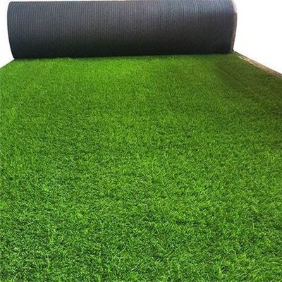 Fútbol de alta densidad Césped sintético / Césped de césped 16/10cm Alturas de pila 25mm