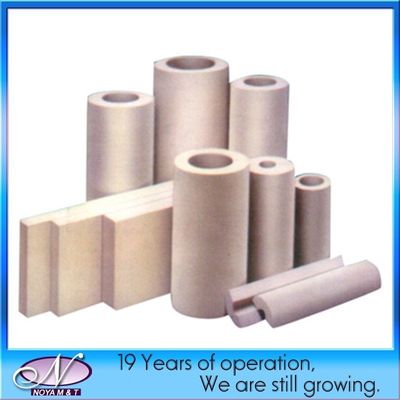 Tubo de silicato de calcio aislamiento térmico materiales de construcción 220 kg/m3 blanco