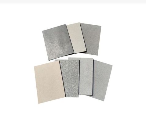 Tablas de fibra de cemento revestimiento paneles de revestimiento de exterior de edificios grises tabla de silicato de calcio impermeable tablas de silicato de calcio