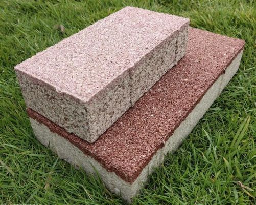 Cerámica exterior ladrillo permeable al agua para la decoración del jardín ladrillo permeable de cerámica duradero
