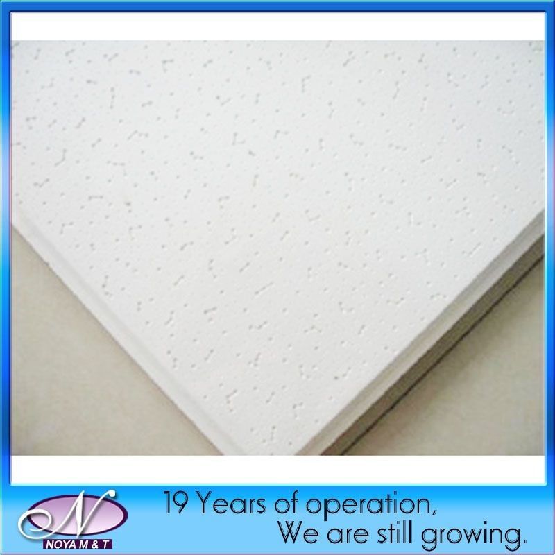 7-9 mm de espesor Placa de yeso blanca con PVC/placa de yeso 1212*603mm o 1195*595mm