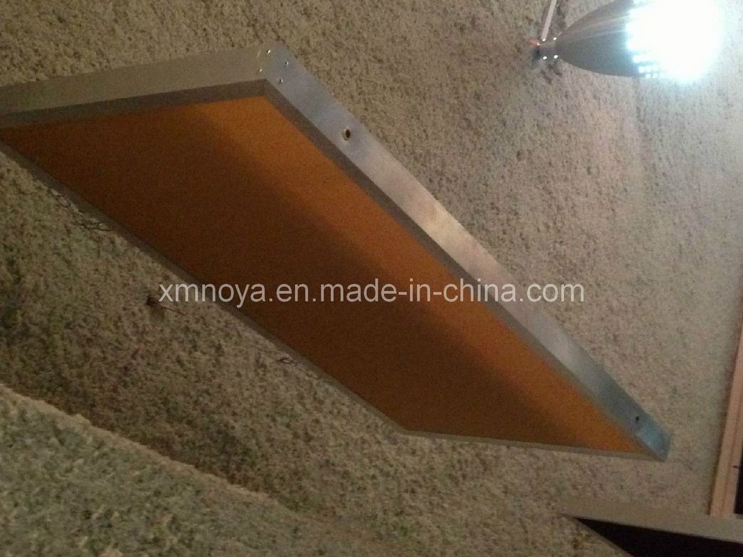 Tabla de techo de decoración acústica de tela en blanco para la refractoría 200-450°C