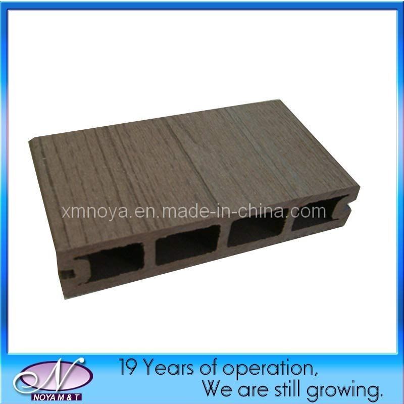 Rápido y fácil de instalar 145mm*30mm Decking sintético de WPC para decoración de pisos al aire libre