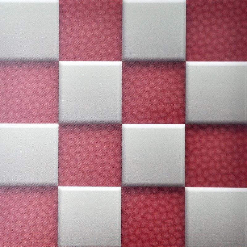 Panel de pared 3D de plástico impermeable personalizado para decoración de interiores Tamaño 460mm*460mm