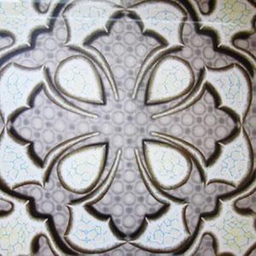 Techo / panel de pared 3D de plástico impermeable para decoración de interiores Tamaño 500 mm * 500 mm