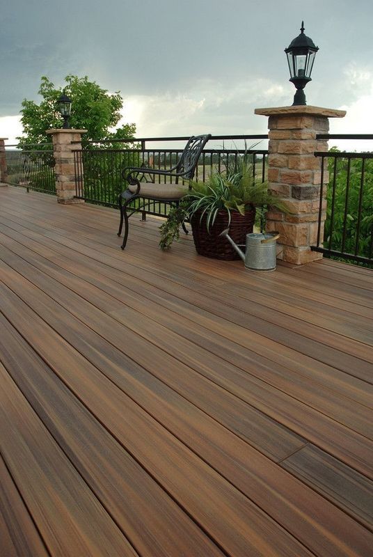 Piso exterior WPC impermeable / suelo verde HS145*22 para el ambiente exterior