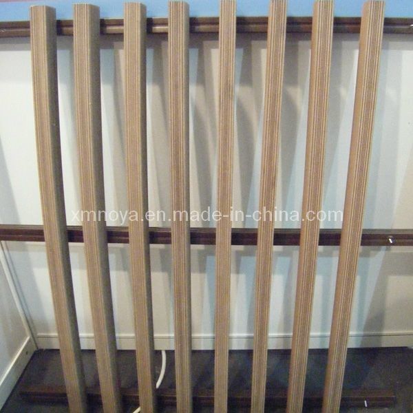 Recinto de cubierta exterior de madera de plástico compuesto WPC NY75 * 25 con patrón de grano de madera
