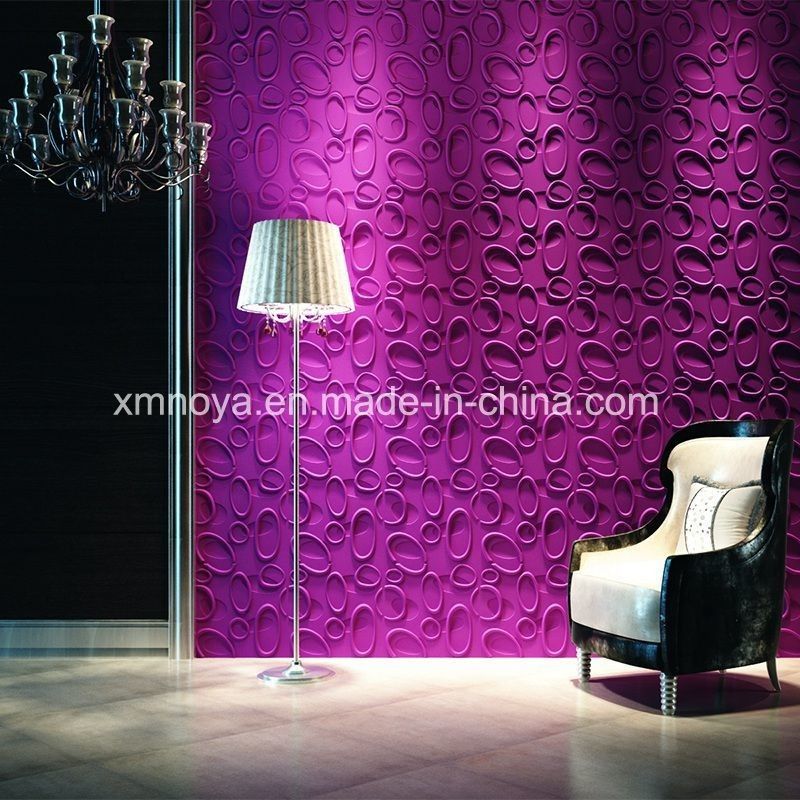 Panel de pared 3D de PVC para decoración de interiores en estudio fotográfico tamaño personalizado 500mmx500mm