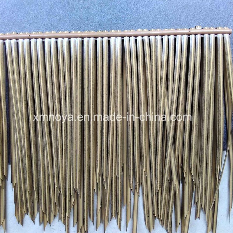 Techo de paja sintético artificial para techos de cabaña con componentes de material de PVC personalizados