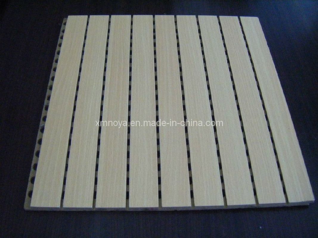 Panel de madera de grado A1 a prueba de fuego para decoración de paredes y techos Absorción acústica del sonido