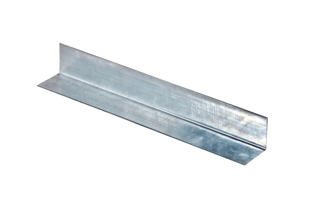 Profile de acero galvanizado de borde interno de tipo L de flexión en frío para tabiques de pared
