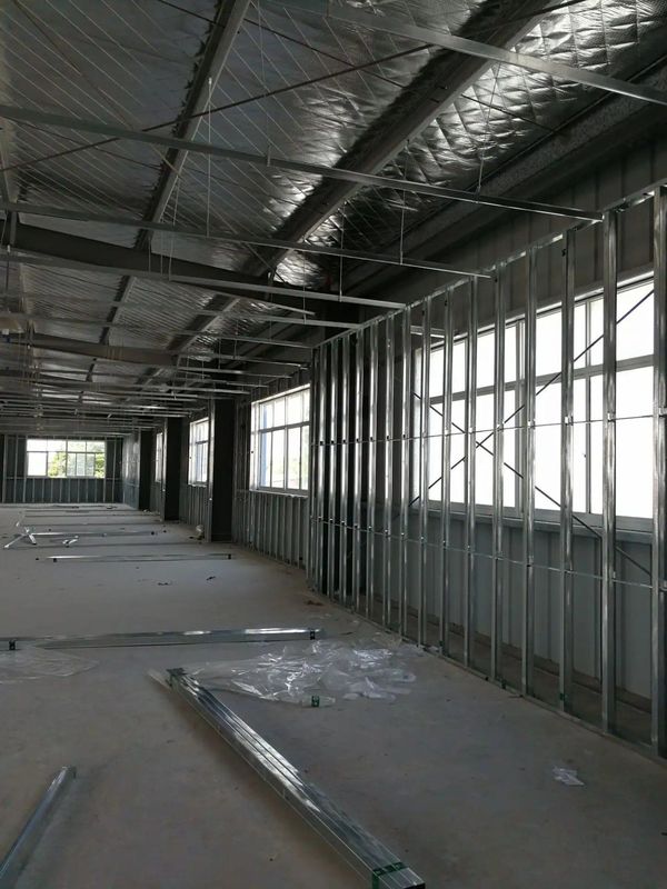 0Profile de acero galvanizado de.40 a 1.0 mm para material de partición de pared / quilla de acero ligero