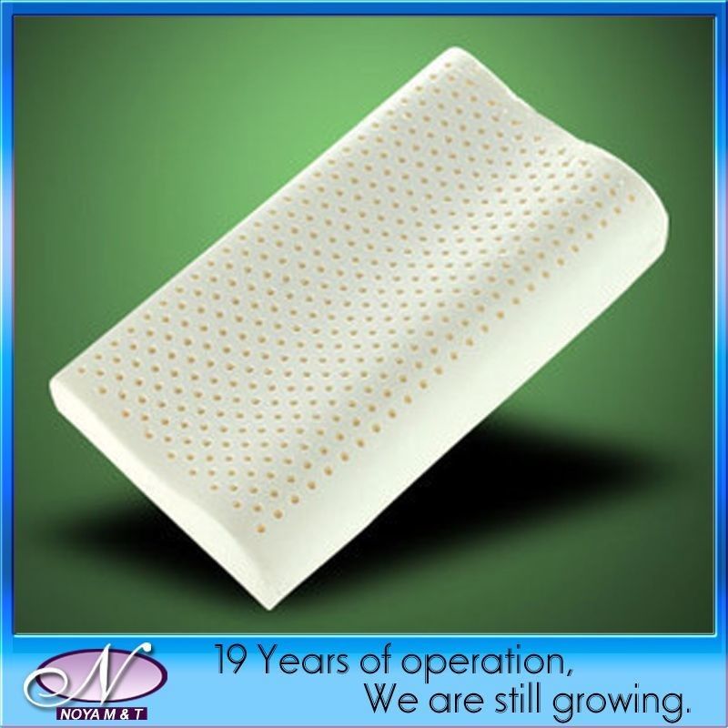 48*28*7/9cm Tejido Talalay Latex almohada de onda para el sueño suave y de apoyo